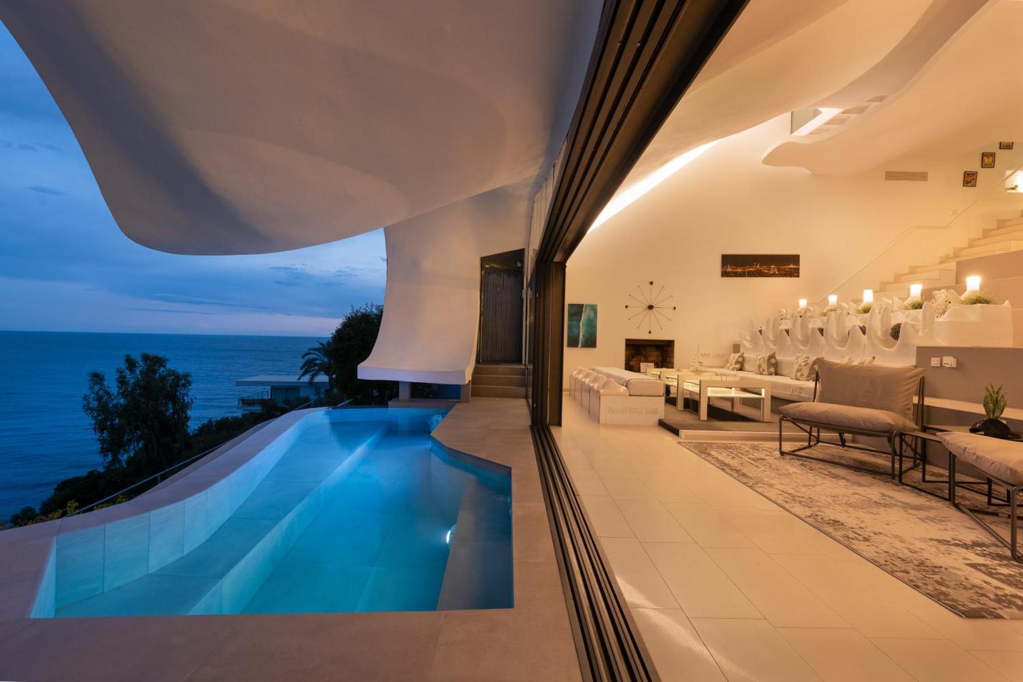 Rentitspain Casa Del Acantilado Piscina Climatizada Salobreña Exteriér fotografie