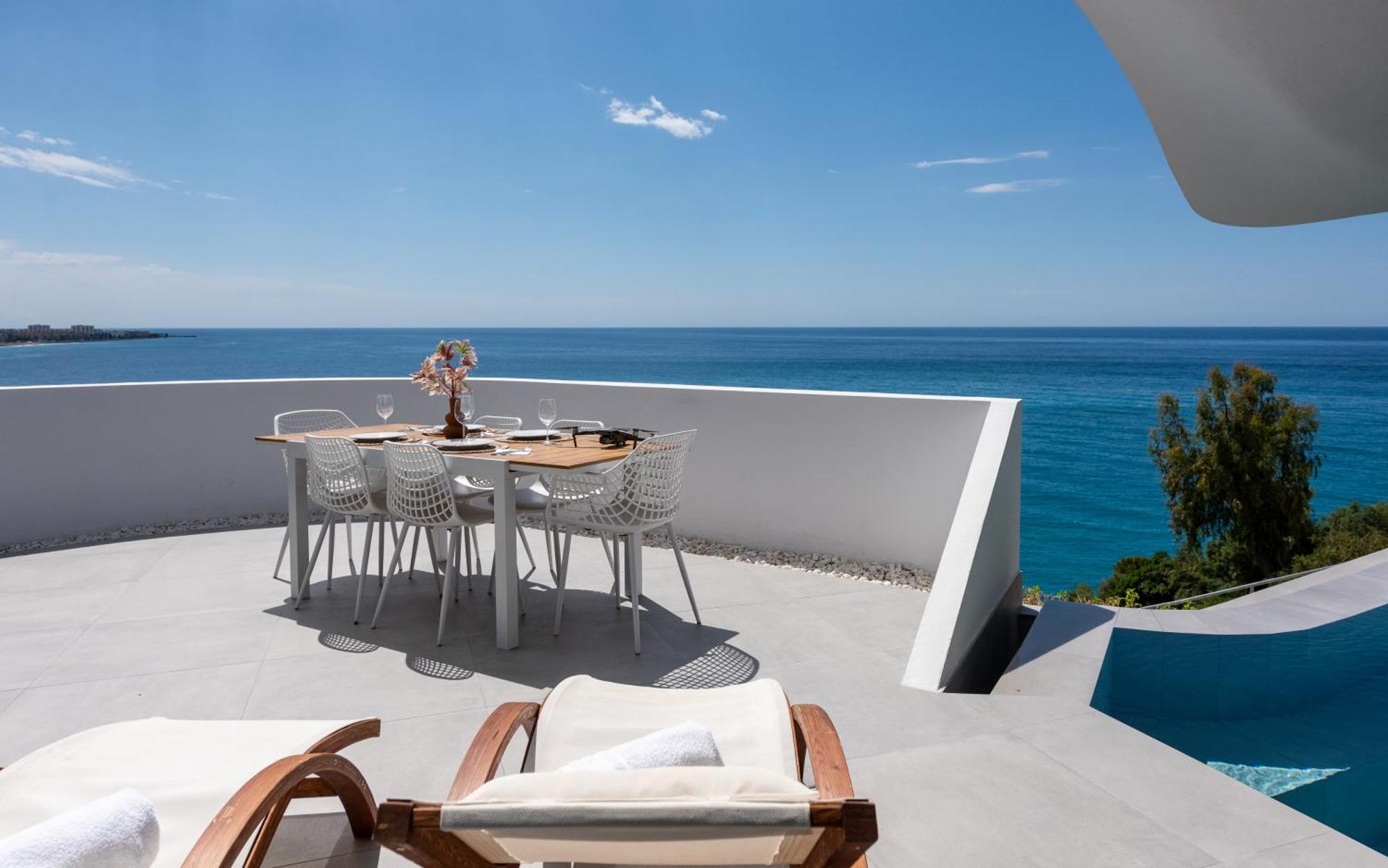 Rentitspain Casa Del Acantilado Piscina Climatizada Salobreña Exteriér fotografie