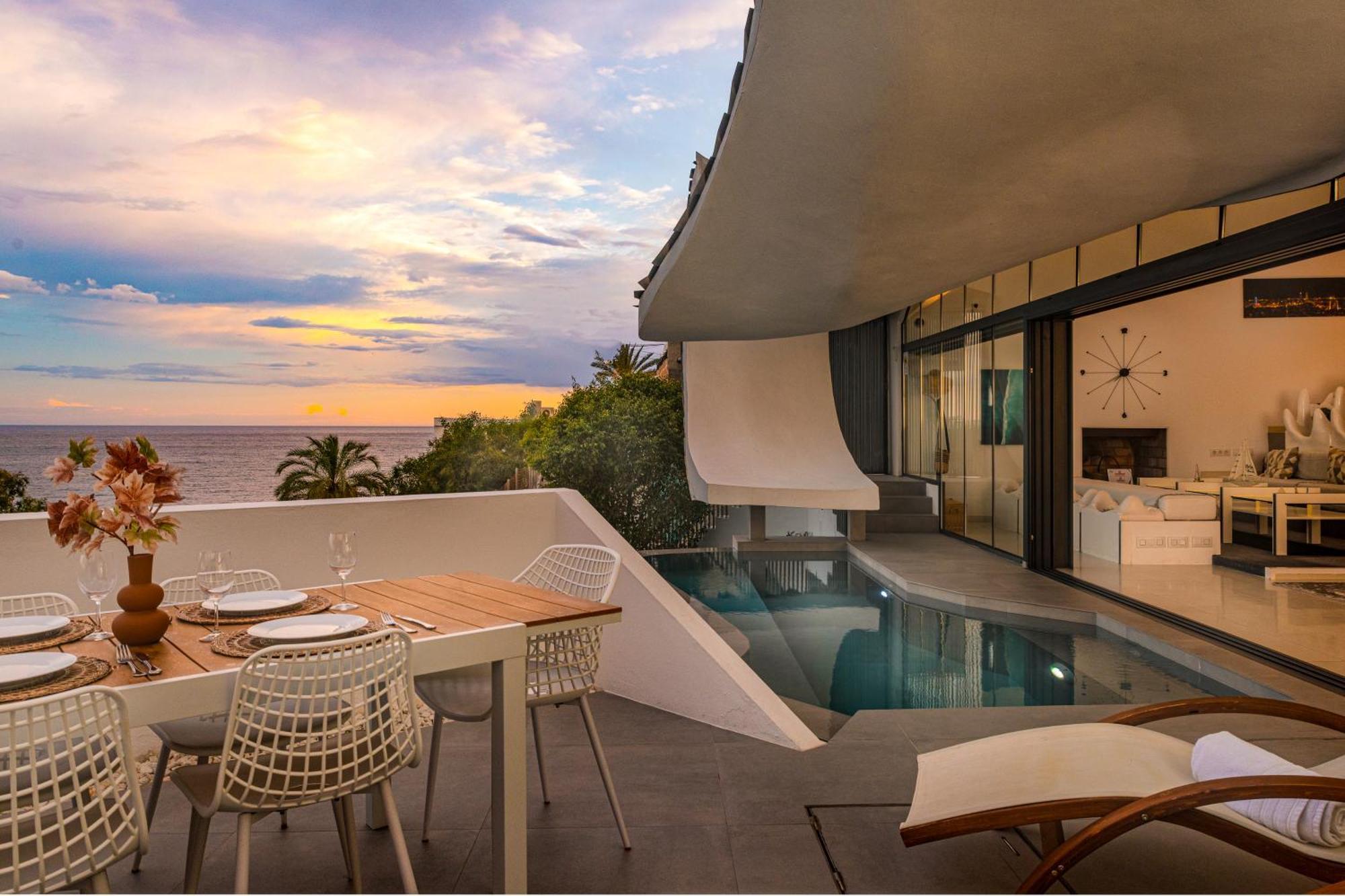 Rentitspain Casa Del Acantilado Piscina Climatizada Salobreña Exteriér fotografie