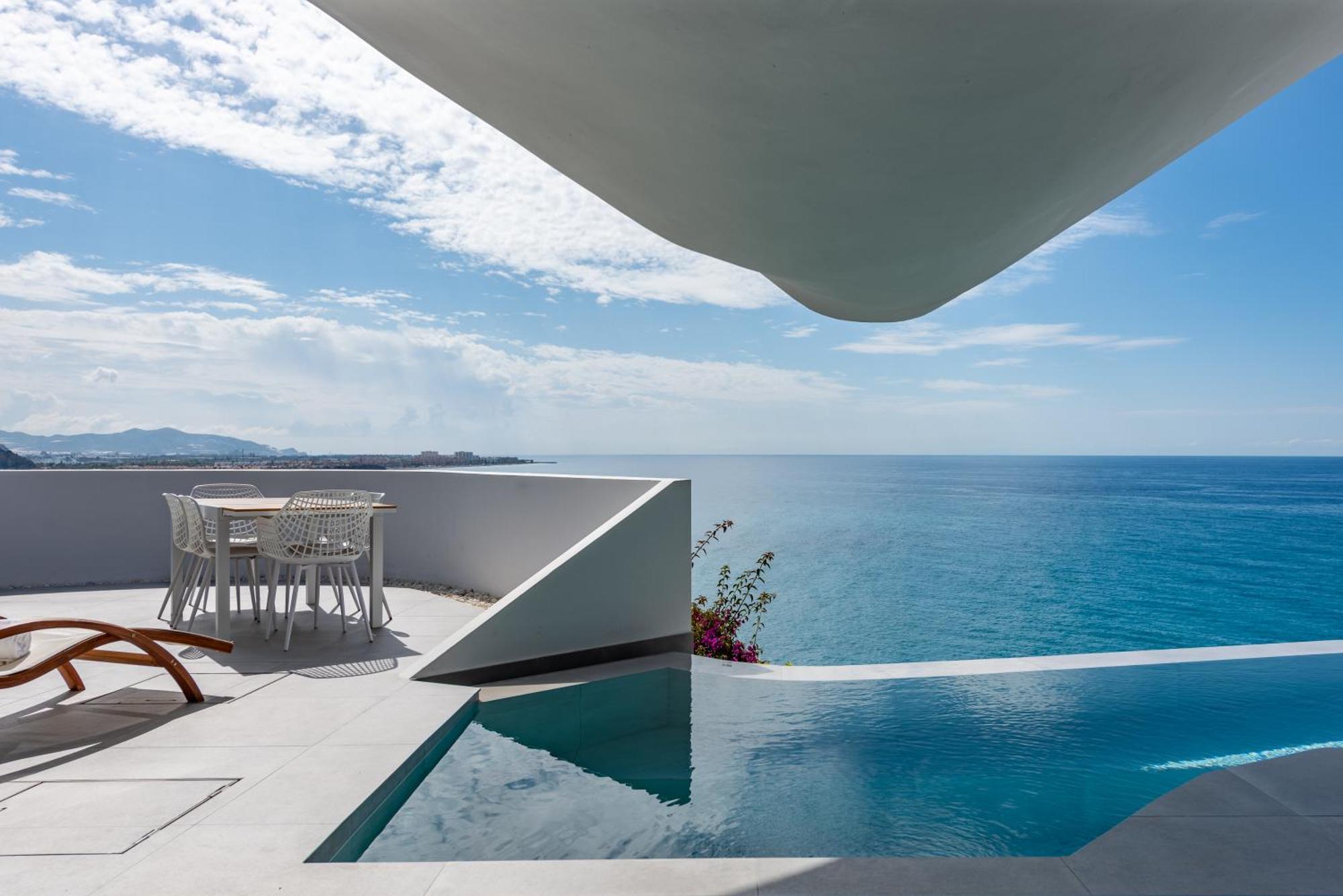 Rentitspain Casa Del Acantilado Piscina Climatizada Salobreña Exteriér fotografie