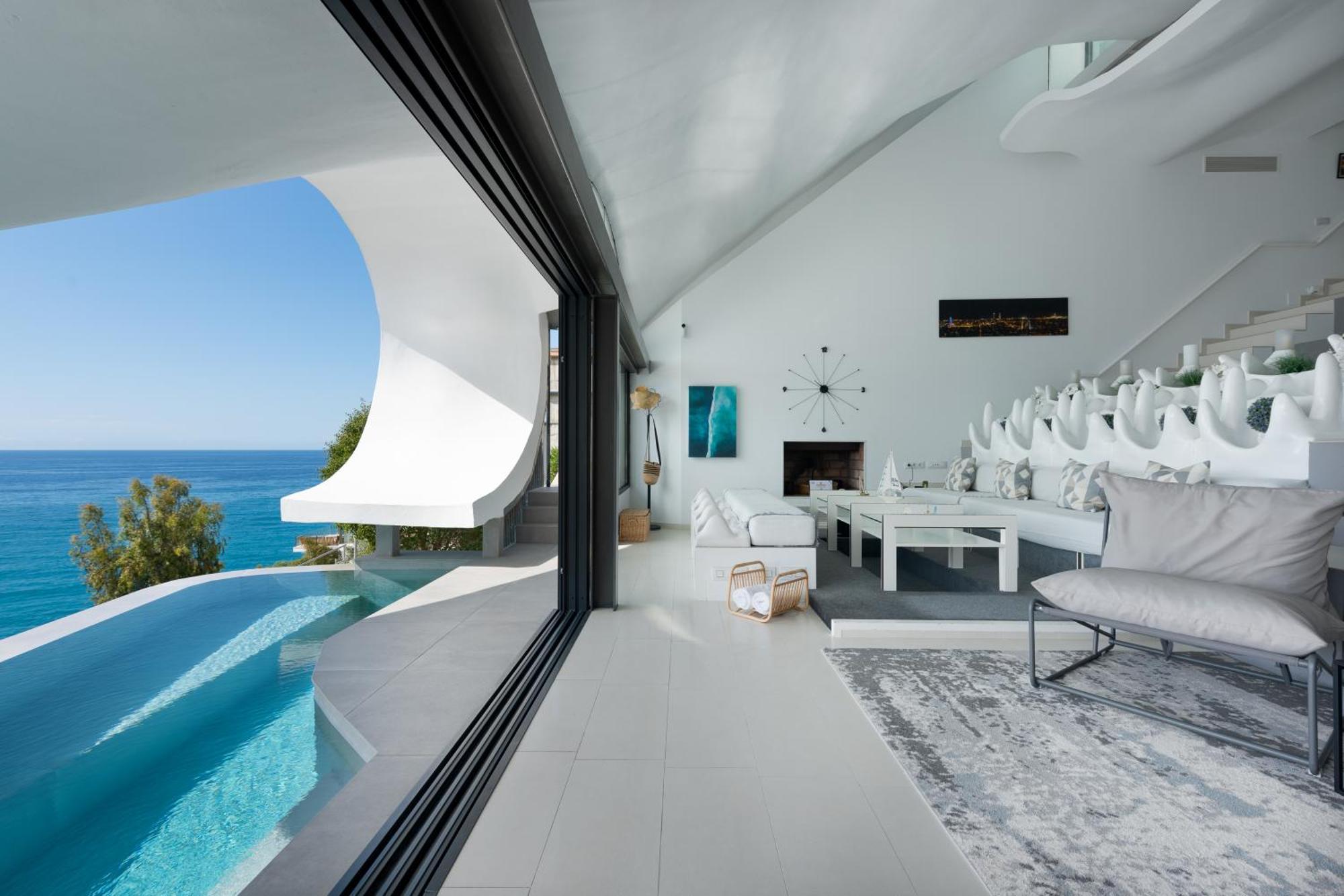 Rentitspain Casa Del Acantilado Piscina Climatizada Salobreña Exteriér fotografie