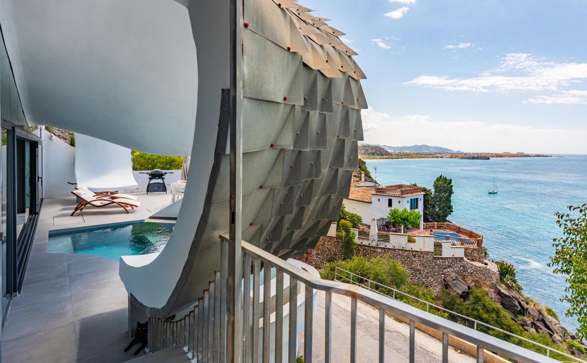 Rentitspain Casa Del Acantilado Piscina Climatizada Salobreña Exteriér fotografie
