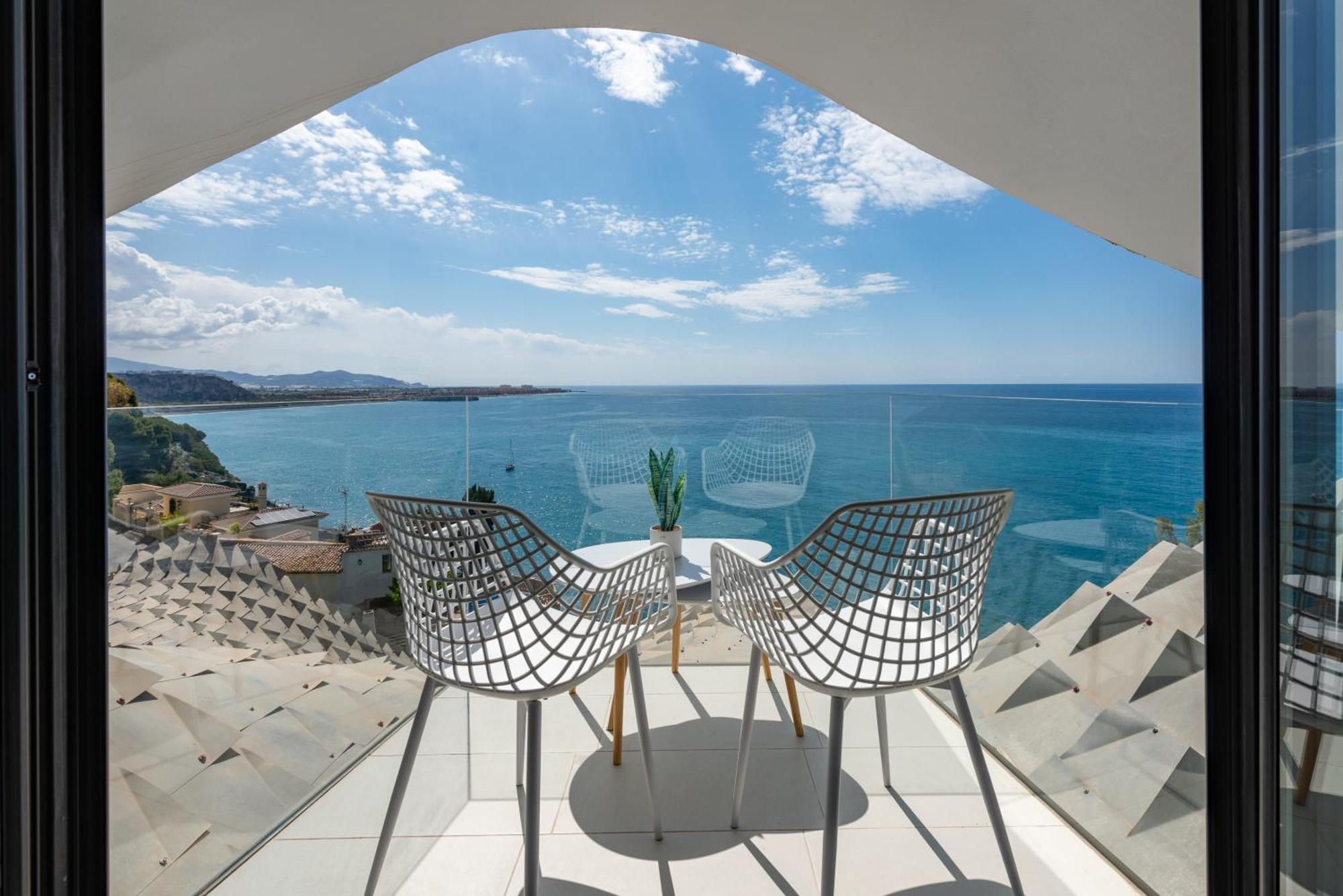 Rentitspain Casa Del Acantilado Piscina Climatizada Salobreña Exteriér fotografie