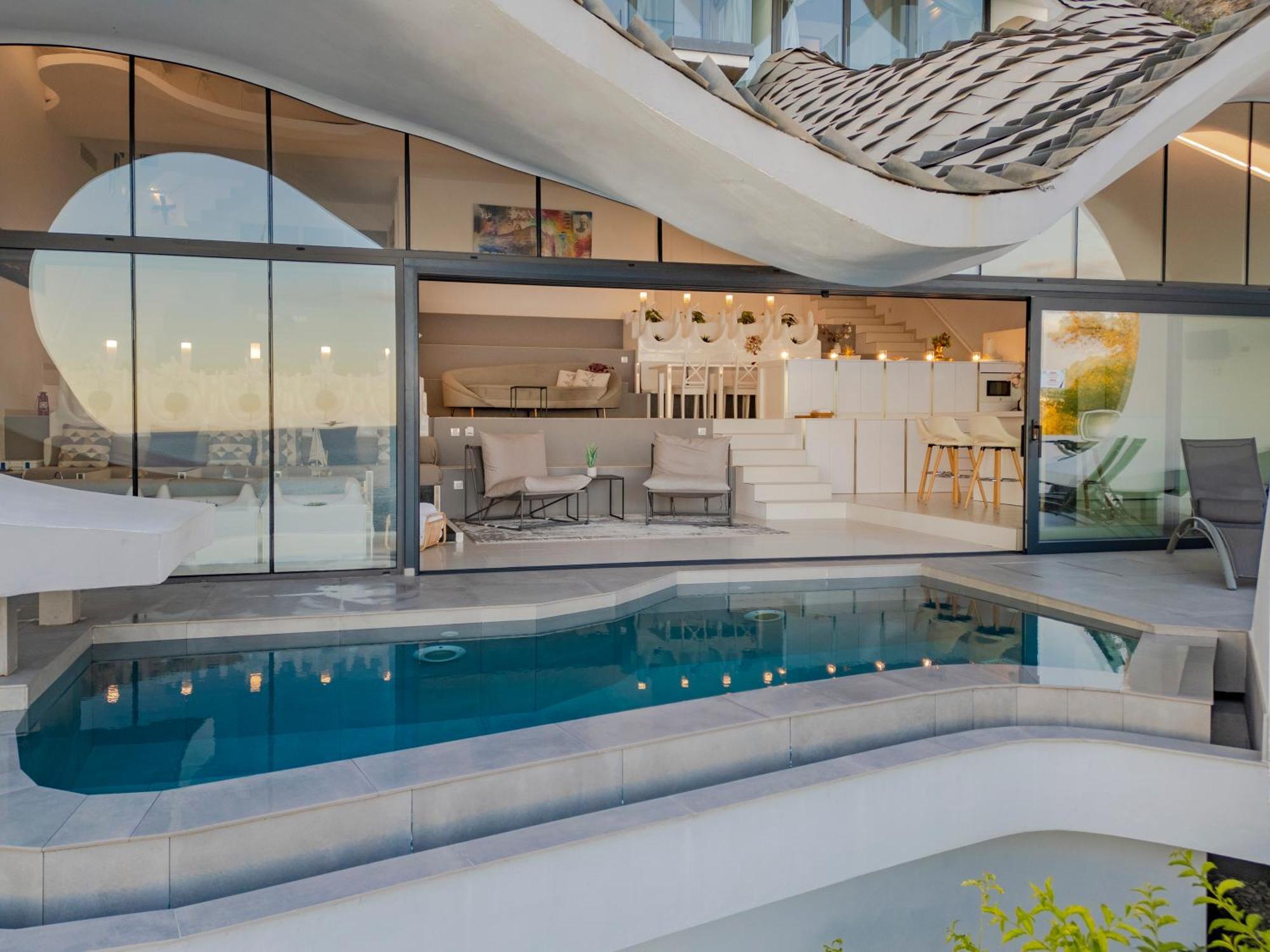 Rentitspain Casa Del Acantilado Piscina Climatizada Salobreña Exteriér fotografie