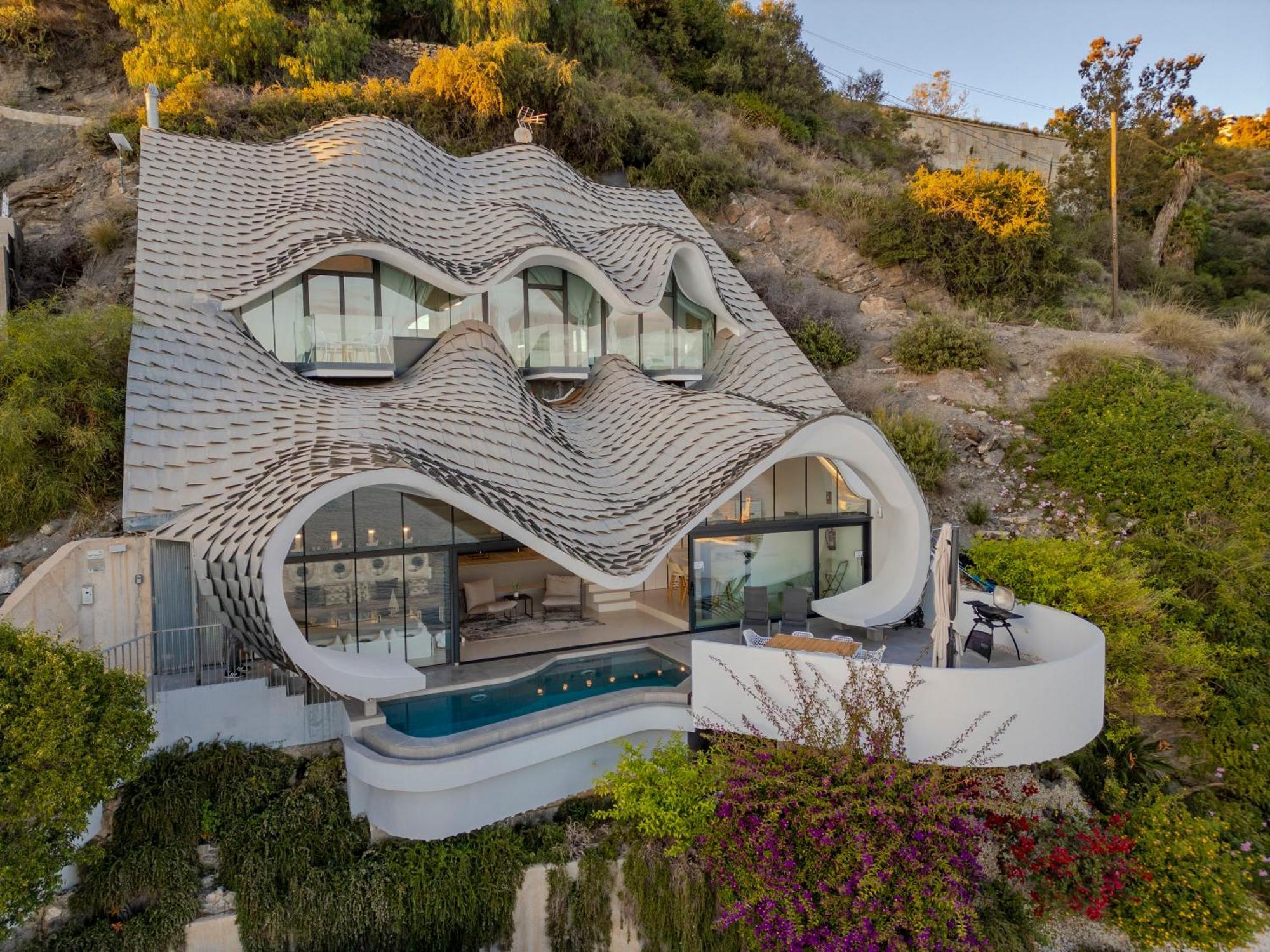 Rentitspain Casa Del Acantilado Piscina Climatizada Salobreña Exteriér fotografie