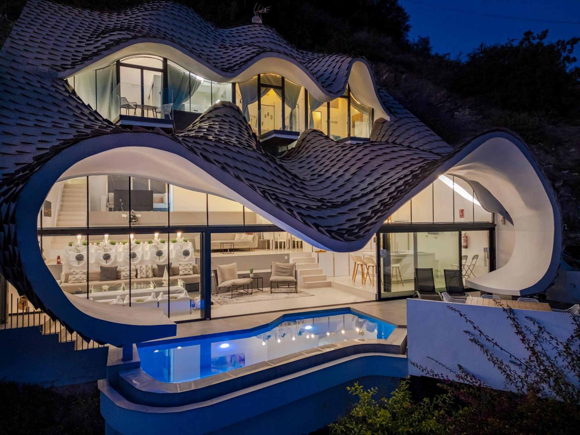 Rentitspain Casa Del Acantilado Piscina Climatizada Salobreña Exteriér fotografie